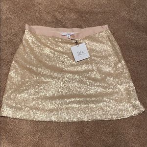 JACK by bbdakota sequin skirt
